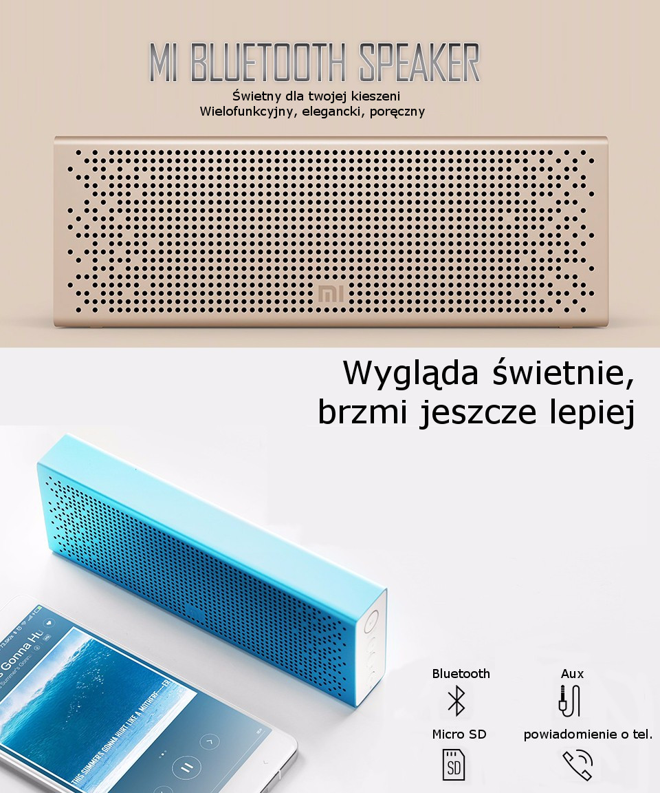 Głośnik Xiaomi Mi bluetooth speaker pro Różowy